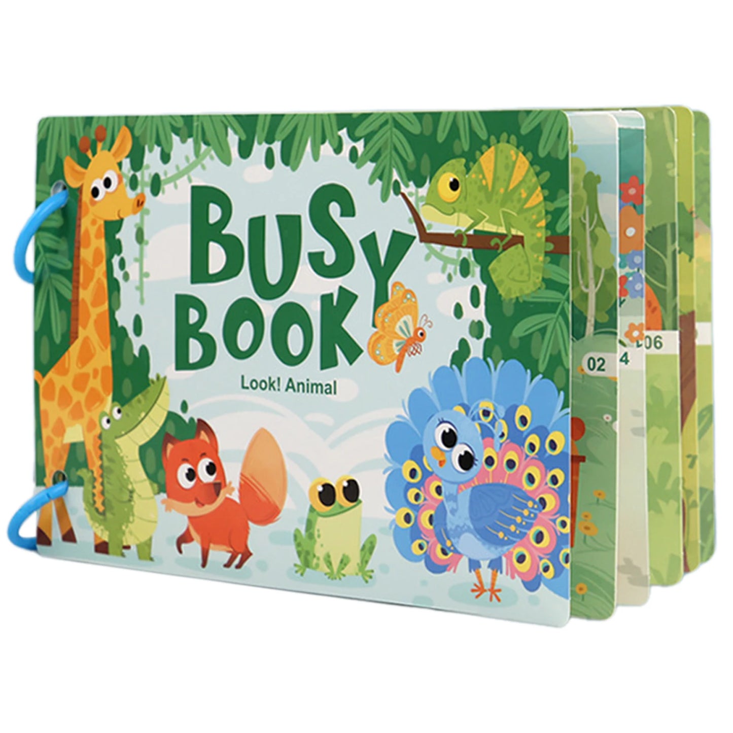 Kids Farm Letter Sticker Book – Reusable Montessori Busy Book