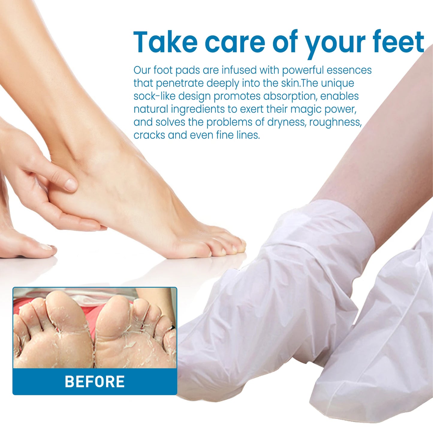 Exfoliating Foot Peel Mask | Remove Calluses & Dead Skin