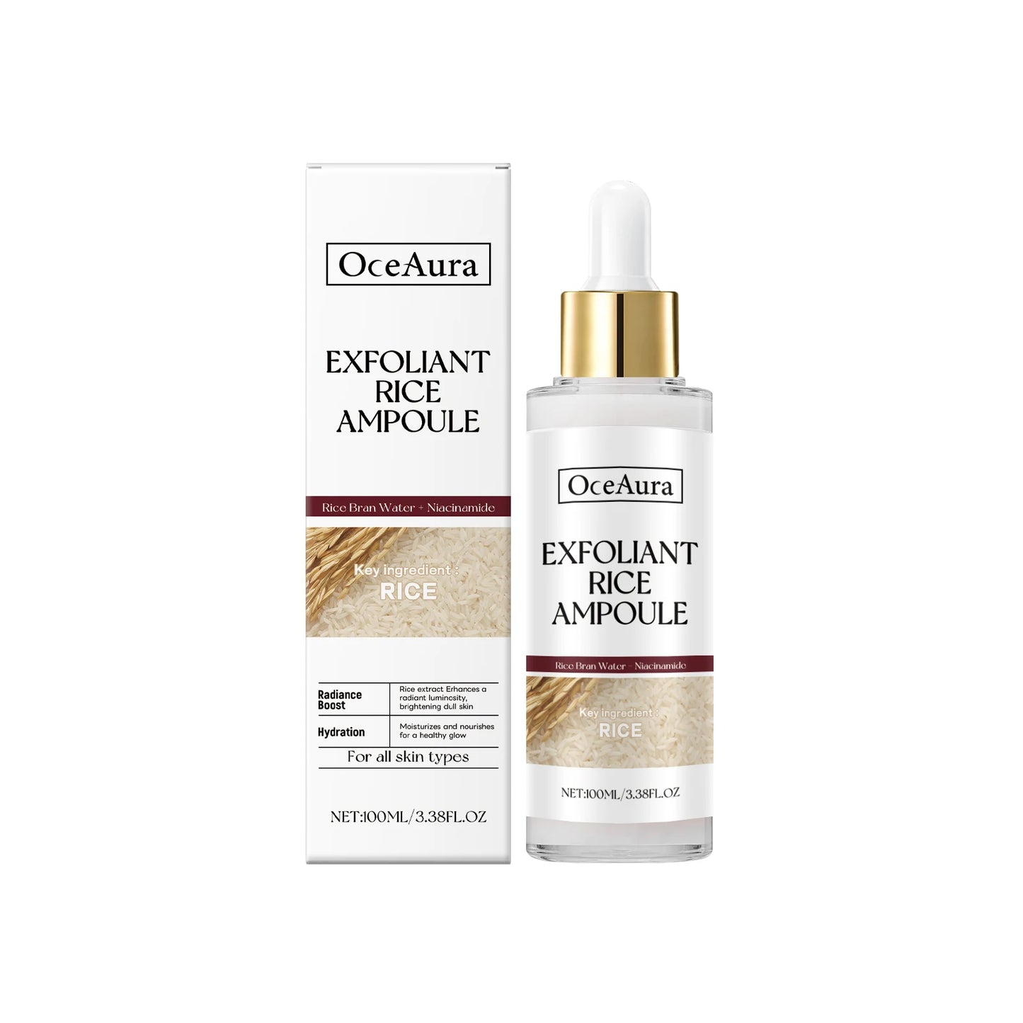 Rice Exfoliating Essence – Brightening & Dead Skin Removal