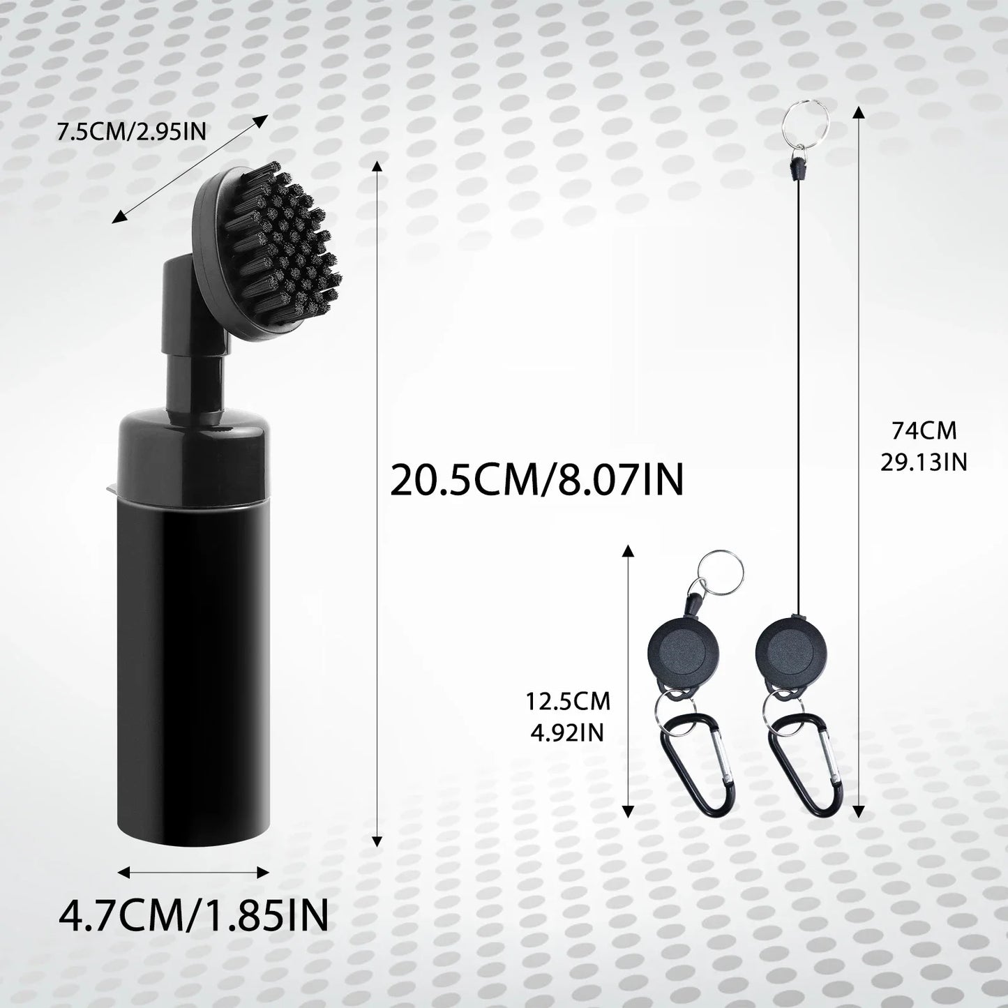 1PCS new model golf water brush - cleaning brush with water spray for club shafts of new club heads - convenient for going out Peaceful Pleasures Health and Wellness