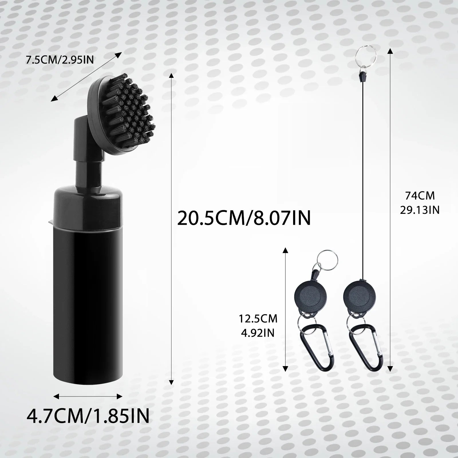 1PCS new model golf water brush - cleaning brush with water spray for club shafts of new club heads - convenient for going out Peaceful Pleasures Health and Wellness