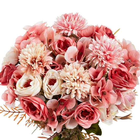 Silk Rose Artificial Flowers 5/10pcs – Wedding & Home Decor Artificial Silk Flowers Peaceful Pleasures Health and Wellness