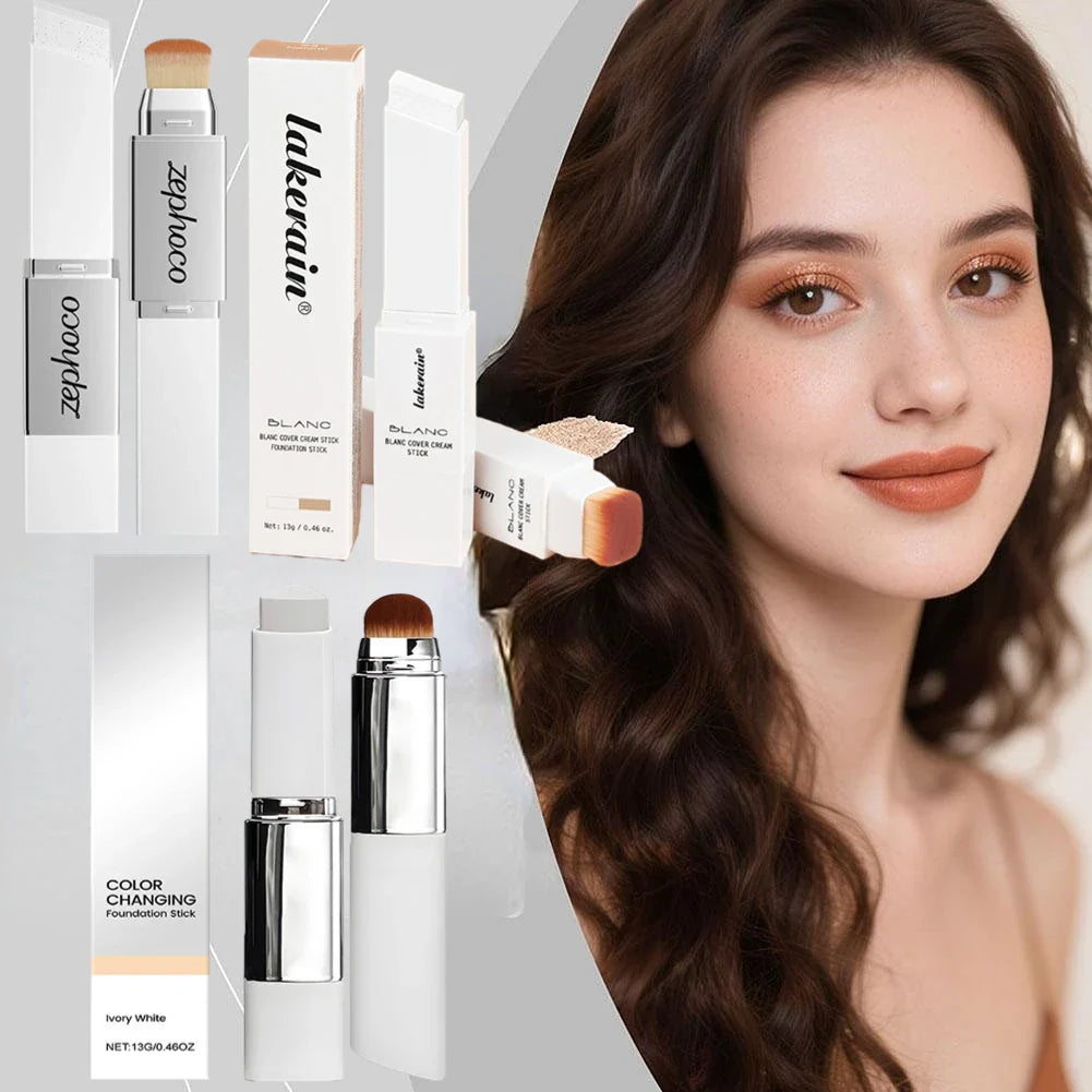 2-in-1 Color-Changing Foundation & Concealer Stick | All Skin