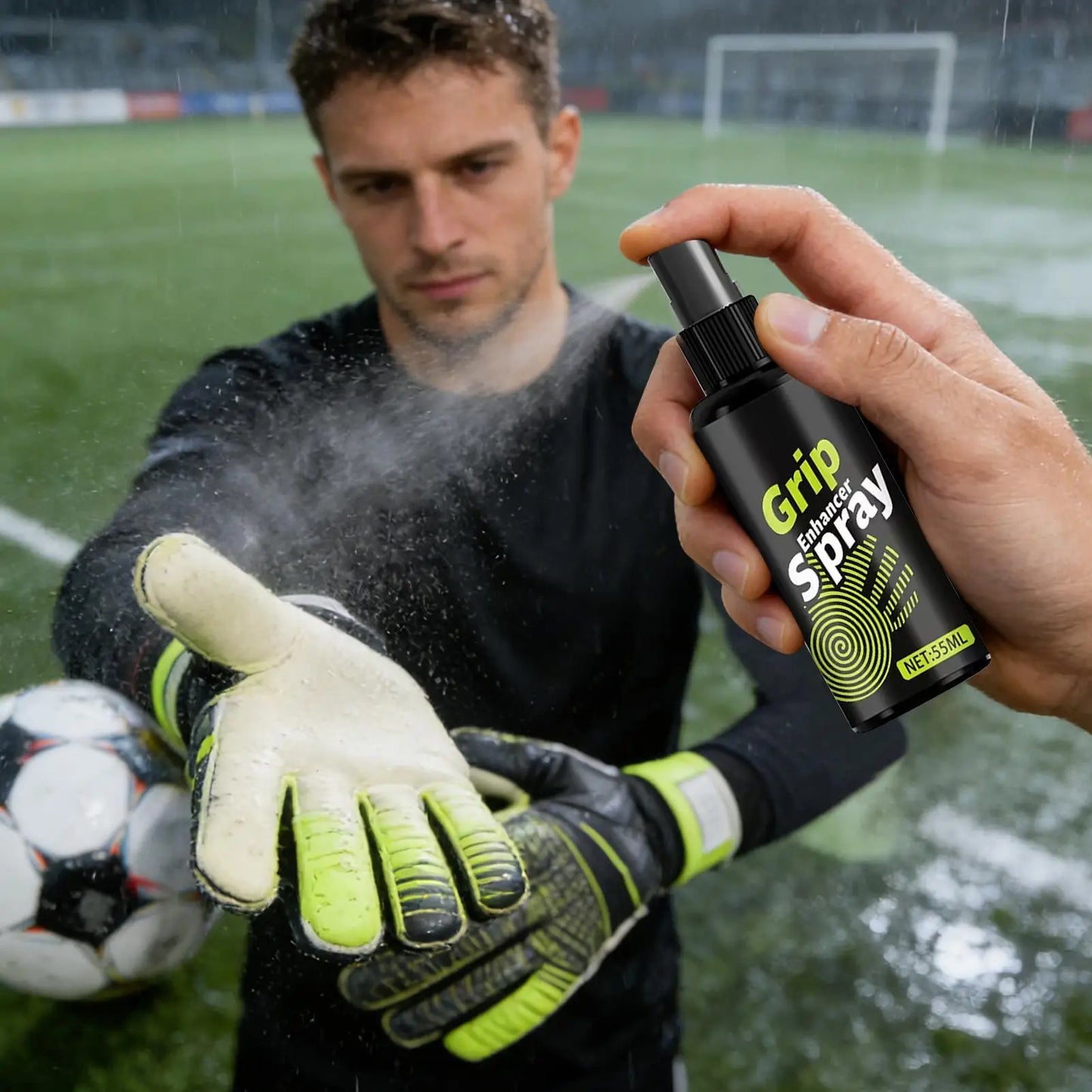 Goalkeeper Glove Grip Spray – Anti-Slip Adhesive 55ml