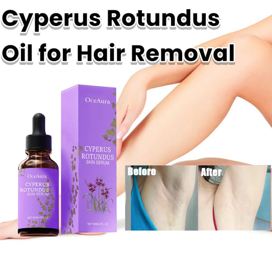 OceAura Cyperus Rotundus Hair Growth Inhibitor Oil 60ml Hair Growth Inhibitor Oasis Select