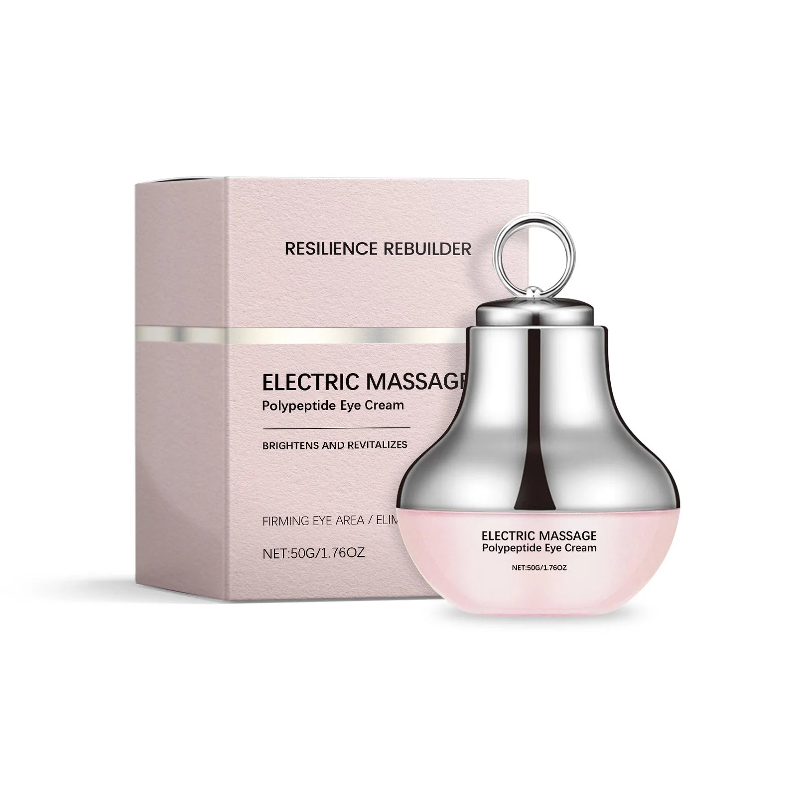 Polypeptide Eye Cream Electric Massage Eye Cream Lightening Dark Circles Puffiness Remove Eye Bags Brighten Eye Skin Care 50g Peaceful Pleasures Health and Wellness 50g boxed