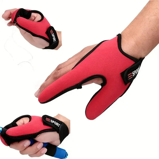 2-Finger Cut Fishing Gloves | Anti-Slip Breathable Protector Fishing Gloves Peaceful Pleasures Health and Wellness