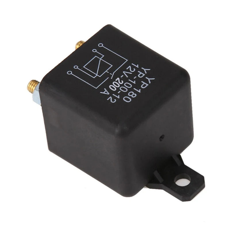 New 12V DC 200A High Power Car Relay Truck Motor Continuous Type Automotive Switch Peaceful Pleasures Health and Wellness