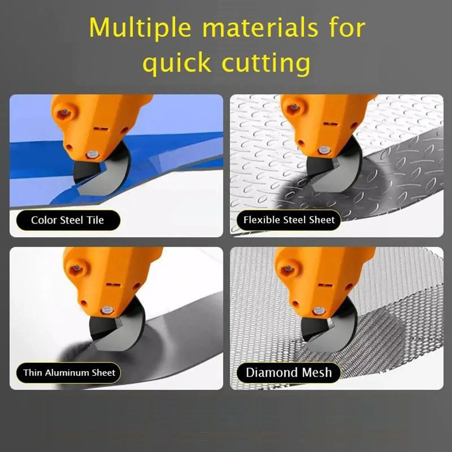 Metal Shears Drill Attachment Drill Metal Cutter Attachment Workshop Repair Accessory Electric Cutting Tool Part for Iron Peaceful Pleasures Health and Wellness