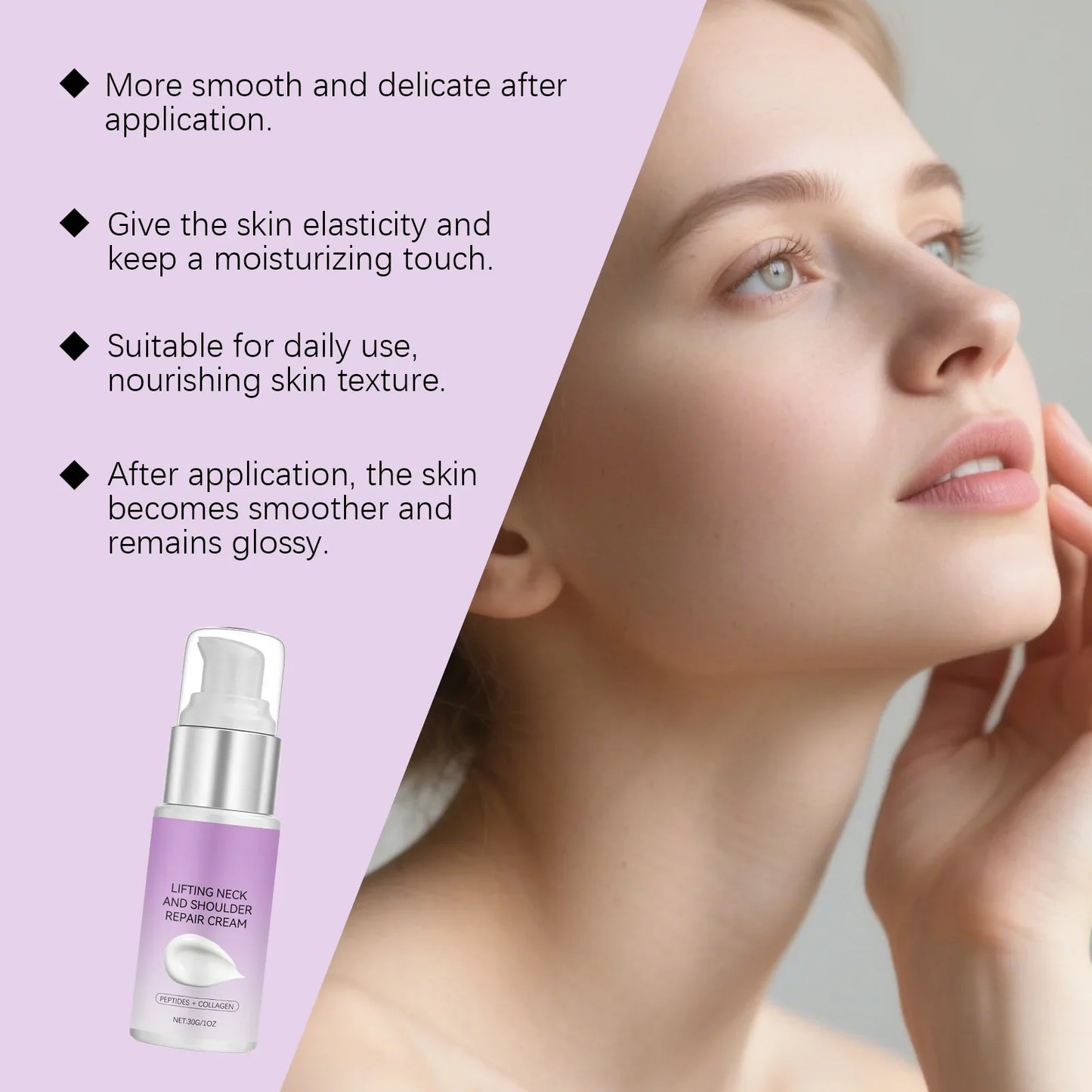 Moisturizing Neck Cream – Lightweight, Hydrating, Non-Greasy