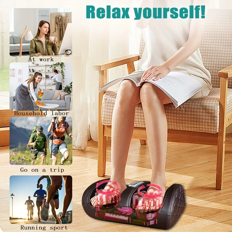 oot and Leg Massager, Foot Sole Acupoint Massage, Meridian Massage Device. Features Foot Sole Kneading and Acupressure Pushing T Peaceful Pleasures Health and Wellness