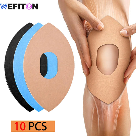10PCS Kinesiology Tape for Knees- Waterproof Sport Knees Tape - Elastic Breathable Latex-Free Athletic Tape for Fitness Running Peaceful Pleasures Health and Wellness