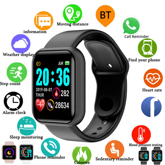 CHAONB Smart Fitness Watch | Bluetooth Tracker Android iOS Fitness Smartwatch Peaceful Pleasures Health and Wellness