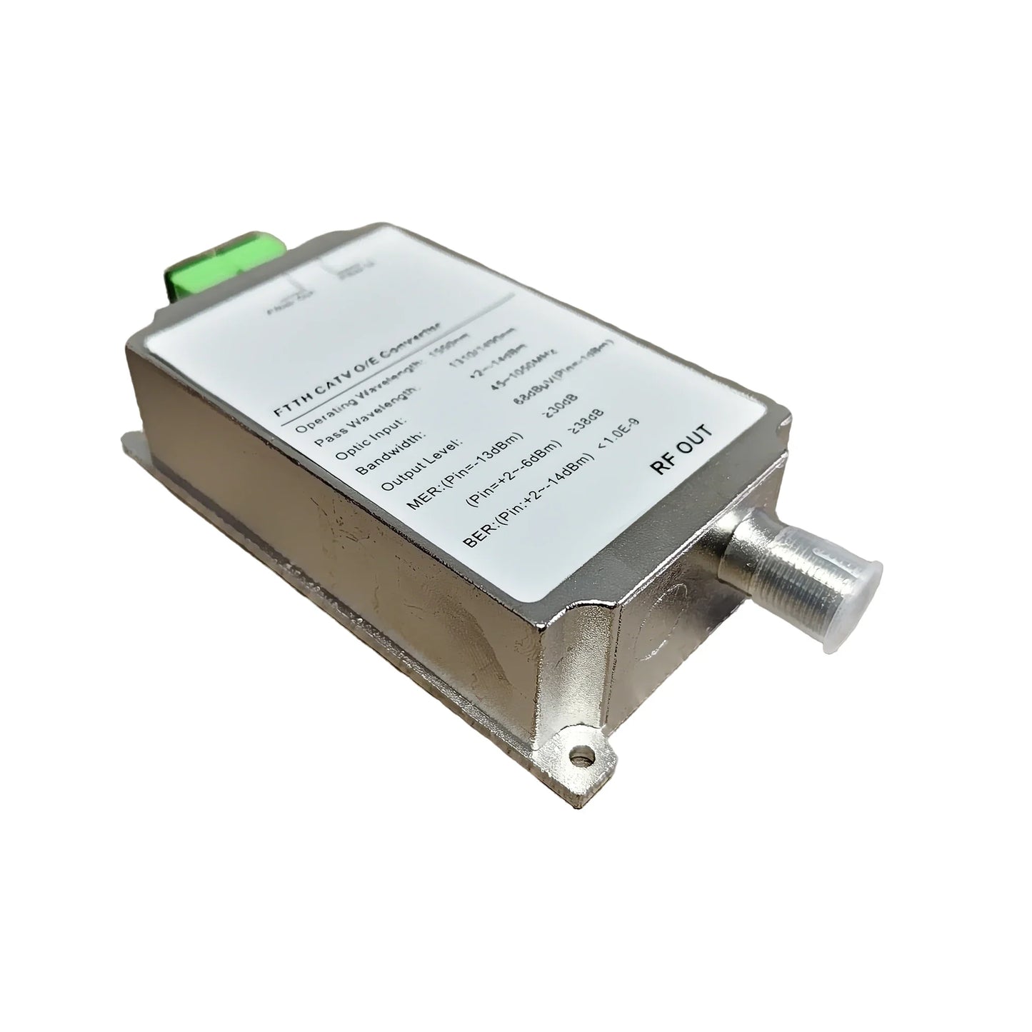 FTTH CATV Optical Receiver – Mini Fiber to RF TV Transceiver