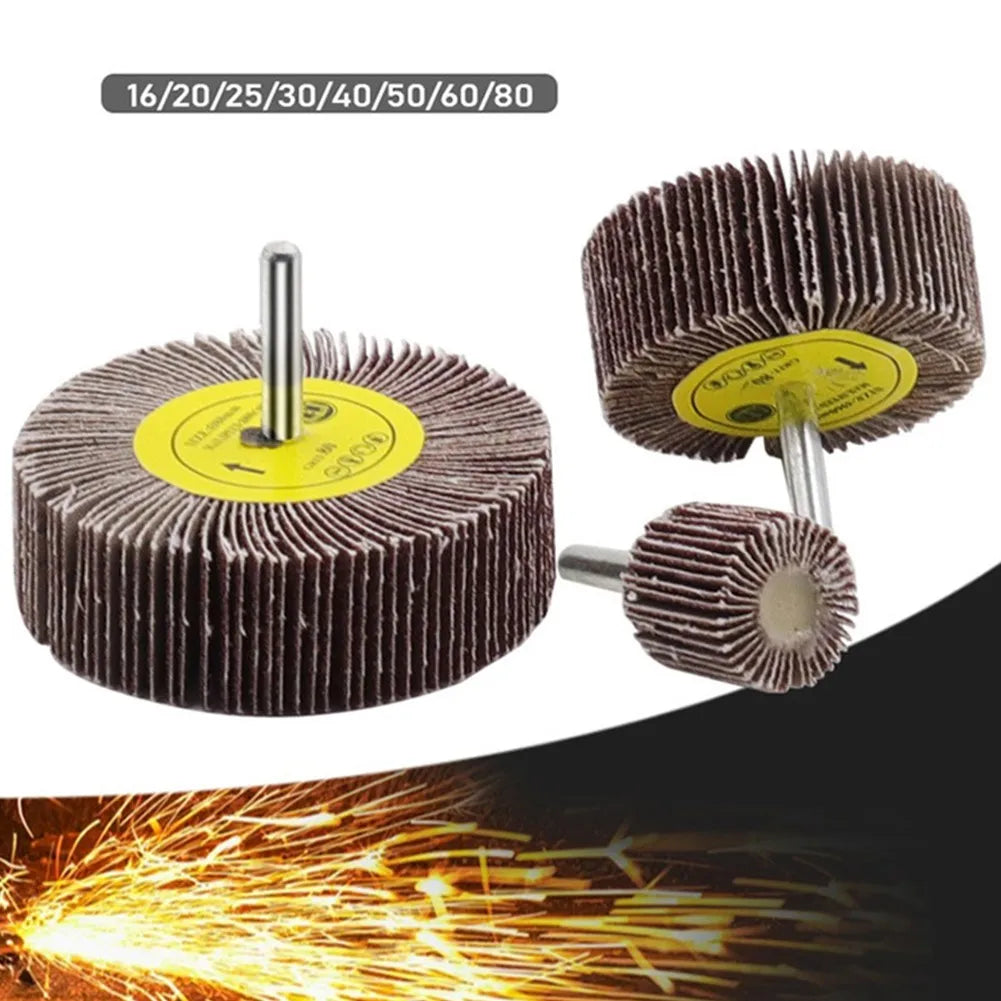 16- 80 Grit Sanding Flap Wheel Disc Abrasive Grinding Dremel