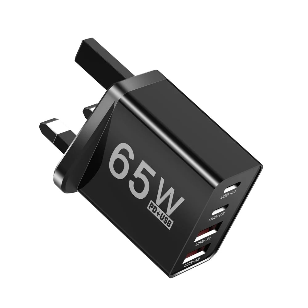 65W USB-C Fast Charger AU Plug – iPhone Samsung Xiaomi