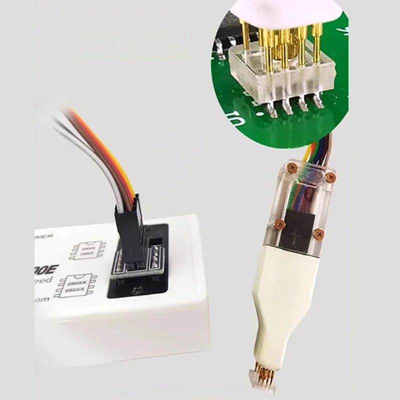 SOP8 WSON Flash EEPROM Chip Burner Cable – Spring Probes
