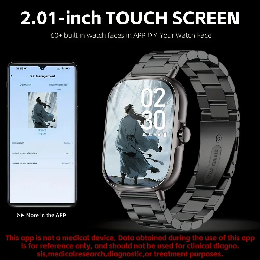 ERUN Smart Watch 2.01" Touch Screen, Call & Sleep Tracker