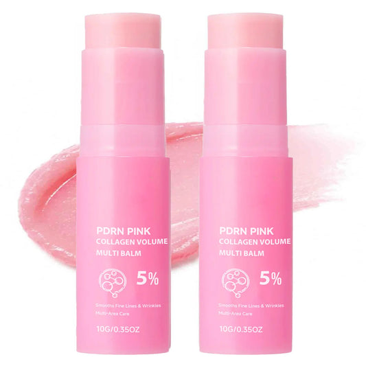 PDRN Pink Collagen Hydrating Balm Stick – Face, Lips & Eyes Collagen Balm Stick Peaceful Pleasures Health and Wellness