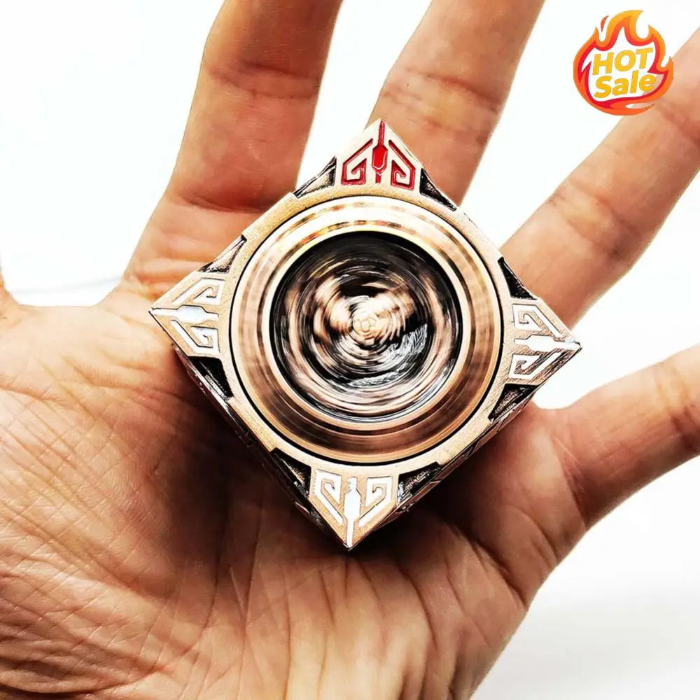 7-in-1 Metal Mechanical Gyroscope Dice for DnD RPG Games