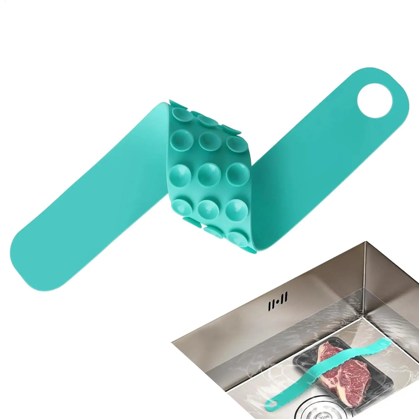Silicone Meat Thawing Belt with Suction Cups | Quick Defrost