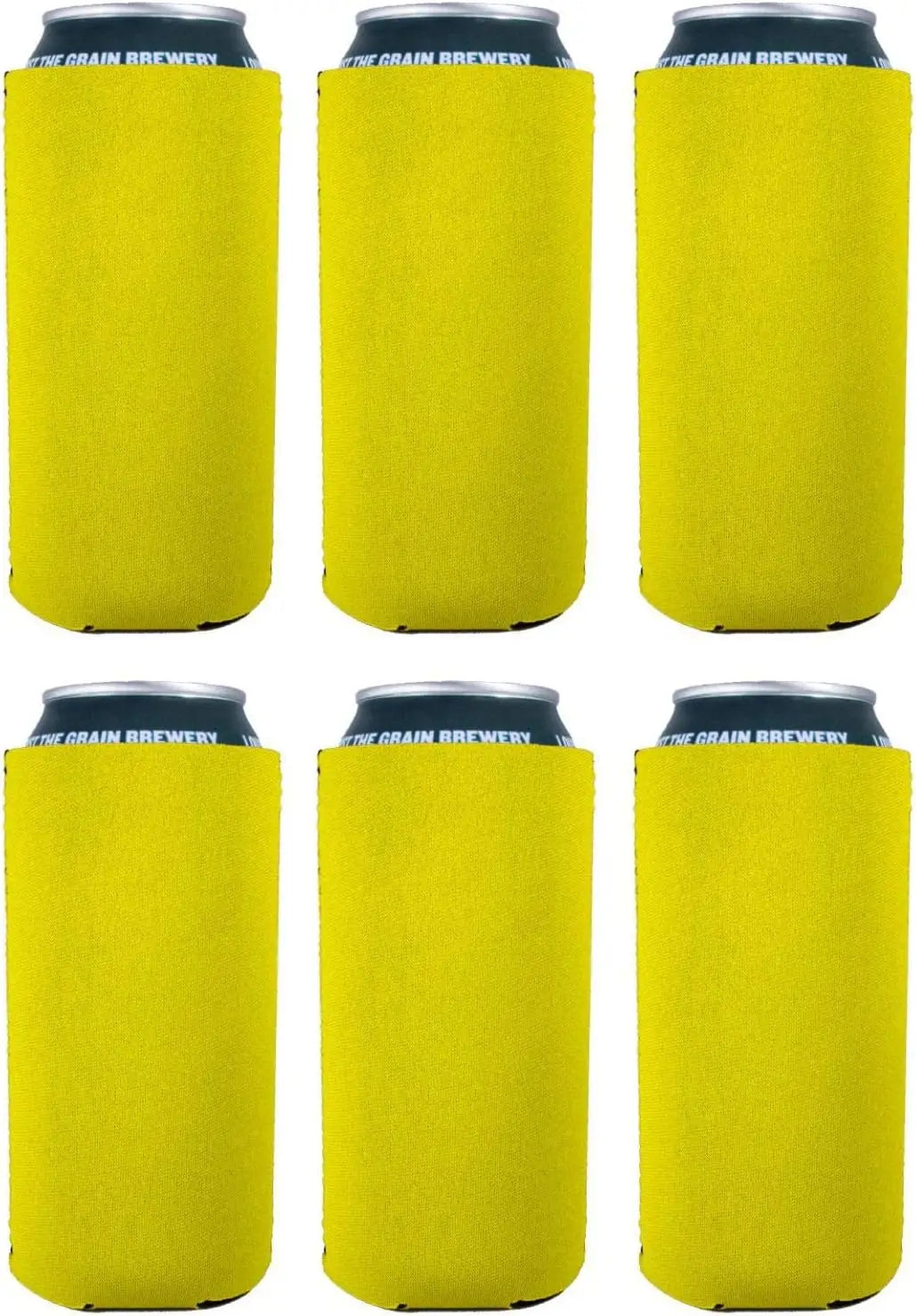 500mlCan Cooler Sleeves Beer/Energy Drink Blank Skinny Premium Quality Blank Neoprene 16oz Can Holders Beverage Thermocoolers Peaceful Pleasures Health and Wellness 6PCS