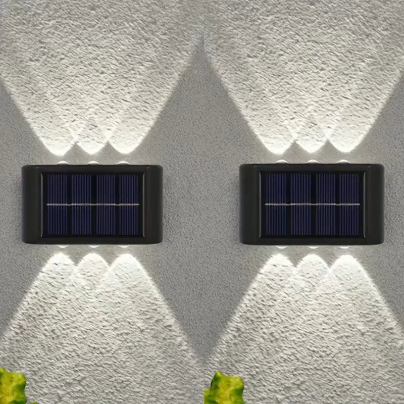 Solar LED Outdoor Wall Light | Waterproof Dusk to Dawn Lamp