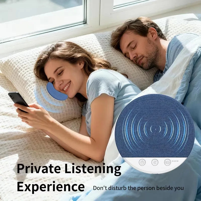 Bluetooth Sleep Speaker – Ultra-Thin White Noise Pillow Speaker