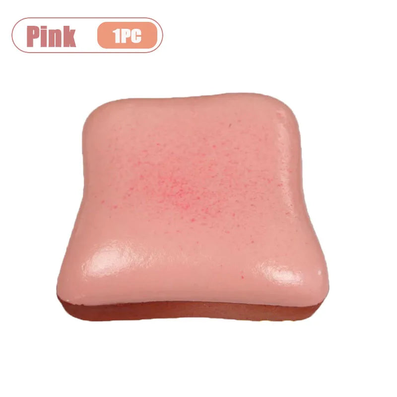 Squishy Cream Toast Slow Rising Fidget Toy | Stress Relief