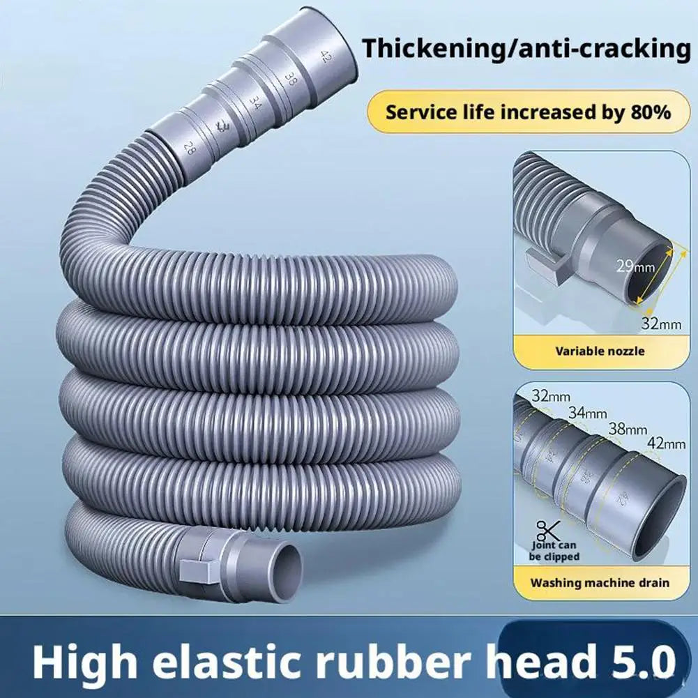 Foldable RV Sewer Hose Kit 3–8m | Leakproof Caravan Drain Pipe