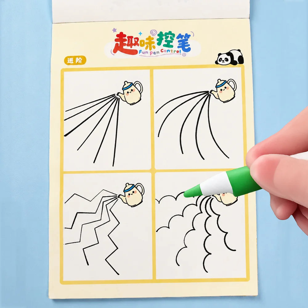Kids Fun Pen Control Tracing Workbook 35 Pages Preschool Handwriting