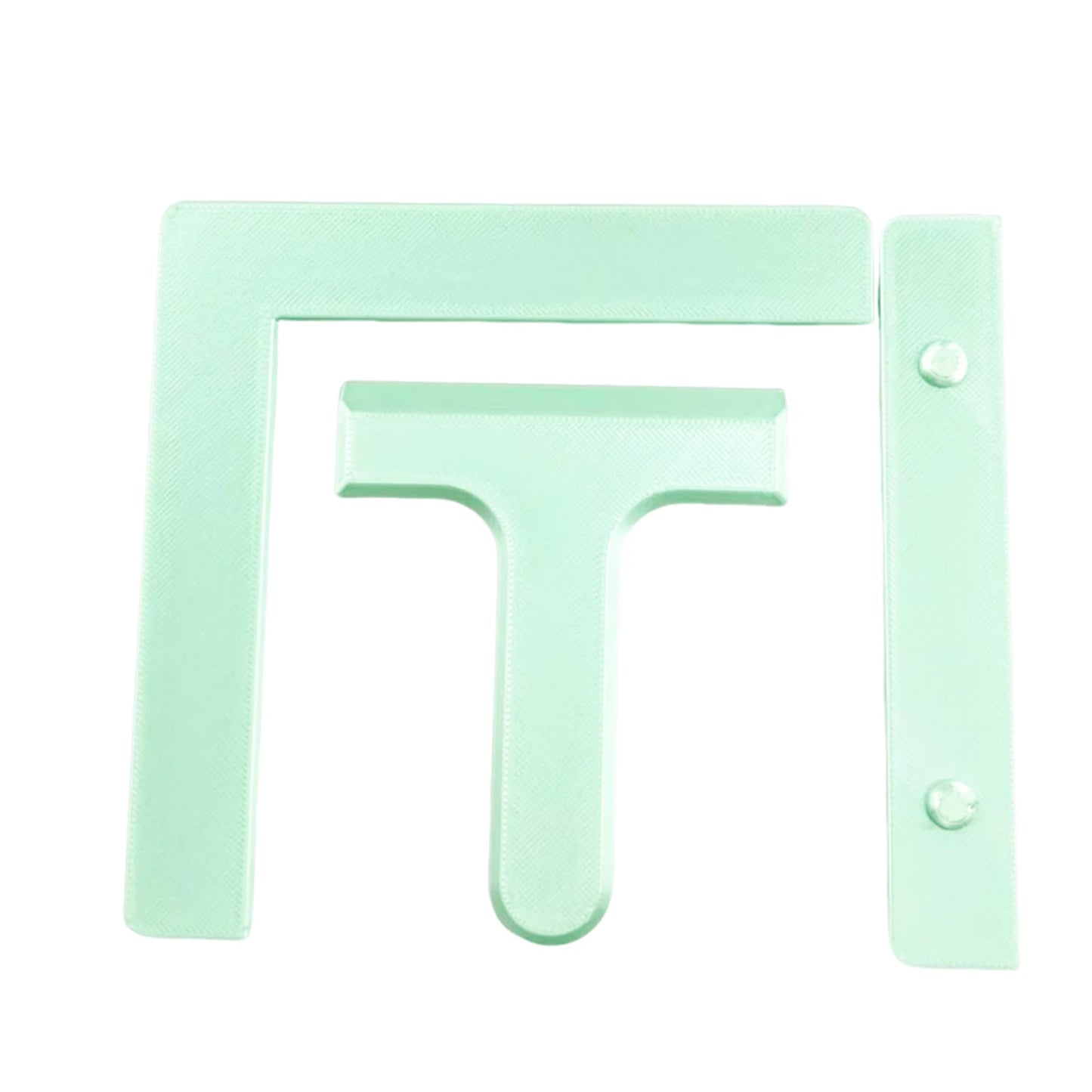 3-Piece Set Dot Drill Alignment Art Tool Diamond Art Straightening Tool Fits Square Kits for Adults Keeps Drills Aligned Peaceful Pleasures Health and Wellness Mint Green