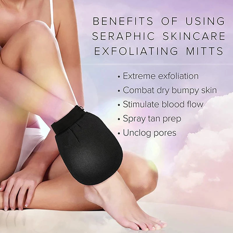 Moroccan Kessa Exfoliating Bath Glove | Hammam Body Scrub Mitt