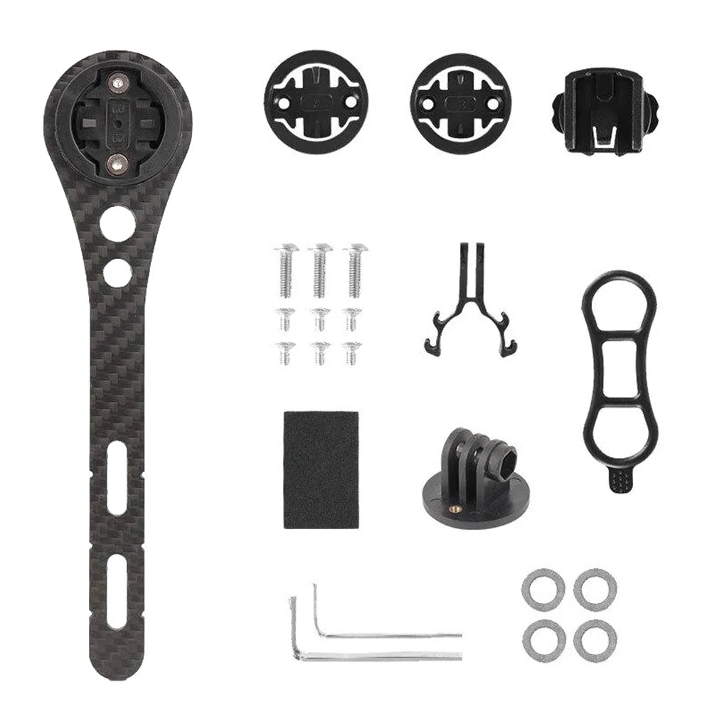 Carbon Fiber Bike Computer Holder – Garmin Mount (S/L) Peaceful Pleasures Health and Wellness Long 16.5cm Australia
