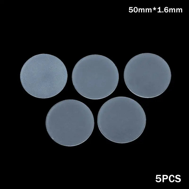 5PCS Matte Glass Round Flat Semitransparent Frosted Glass Lampshade For LED Lamp Down Light Flashlight Accessories Peaceful Pleasures Health and Wellness A4