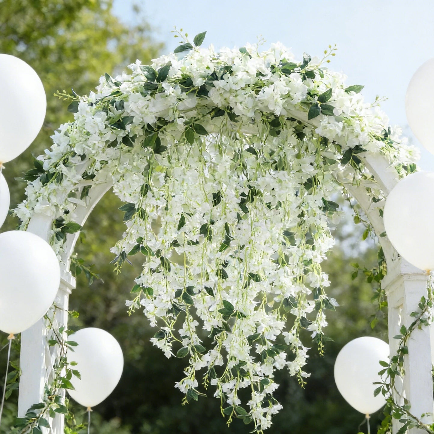 Artificial Plum Blossom Vine Garland for Wedding & Home Decor