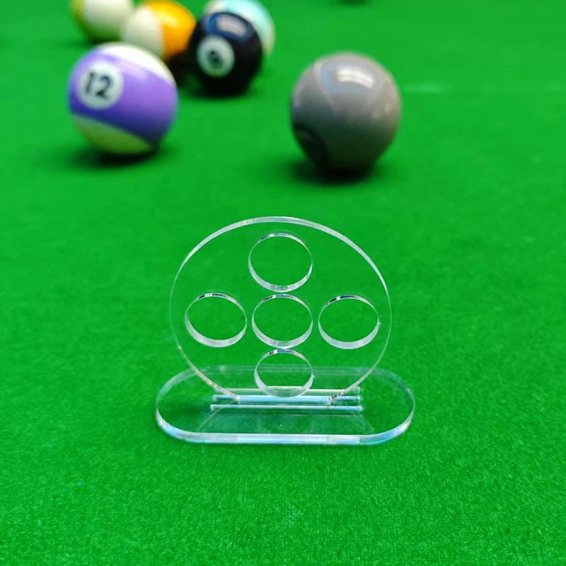 5-Hole Pool Cue Stroke Trainer | Billiard Accuracy Exercise Device