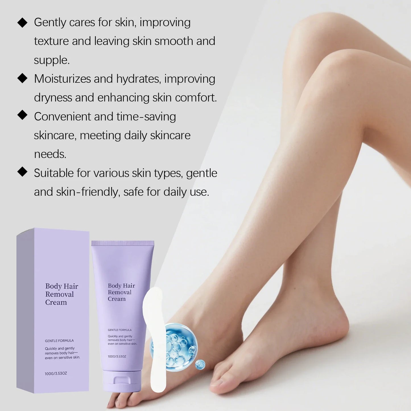 No Dark Spot Hair Removal Cream – Gentle Depilatory 100g