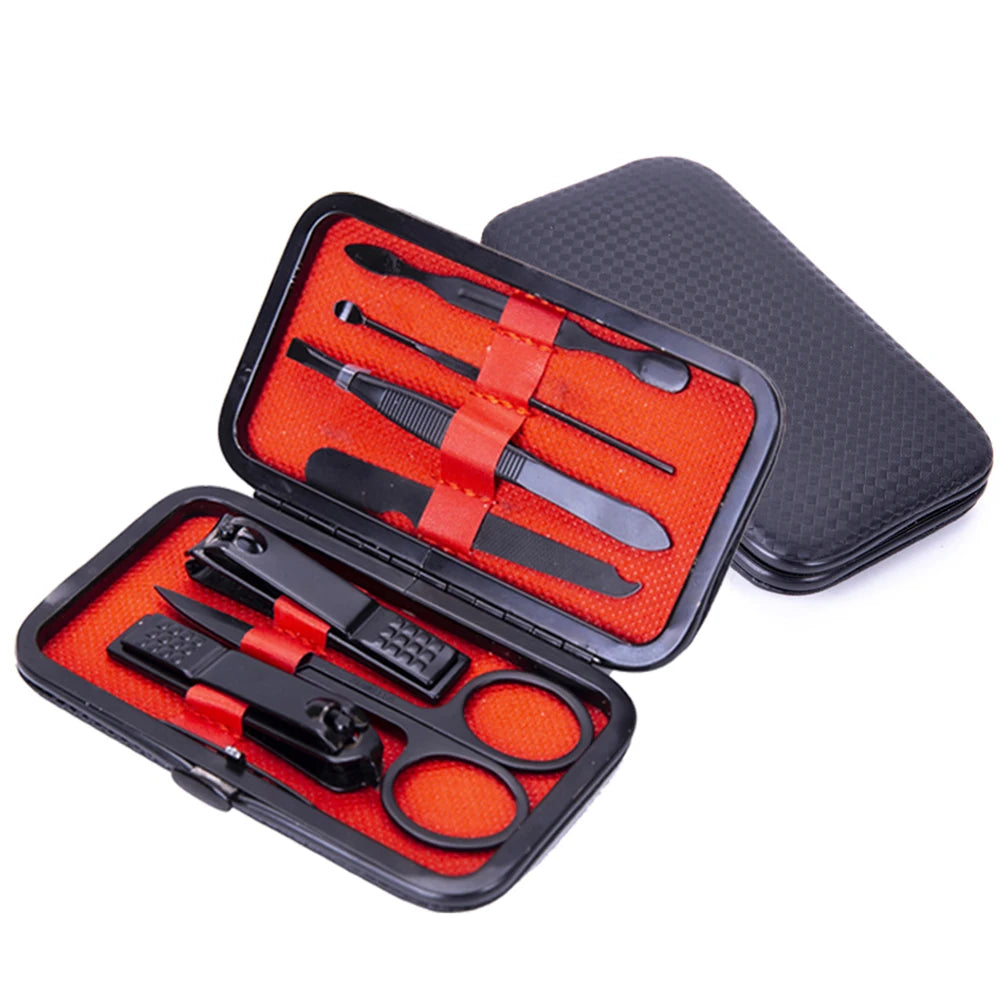 Stainless Steel Manicure Set - Professional 7/10/15/18 Pcs Pedicure Nail Clippers Grooming Kits for Personal Nail Care Use Peaceful Pleasures Health and Wellness