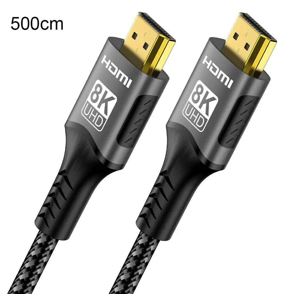 8K HDMI 2.1 Cable 96Gbps Braided | 4K@240Hz PS5 Xbox TV