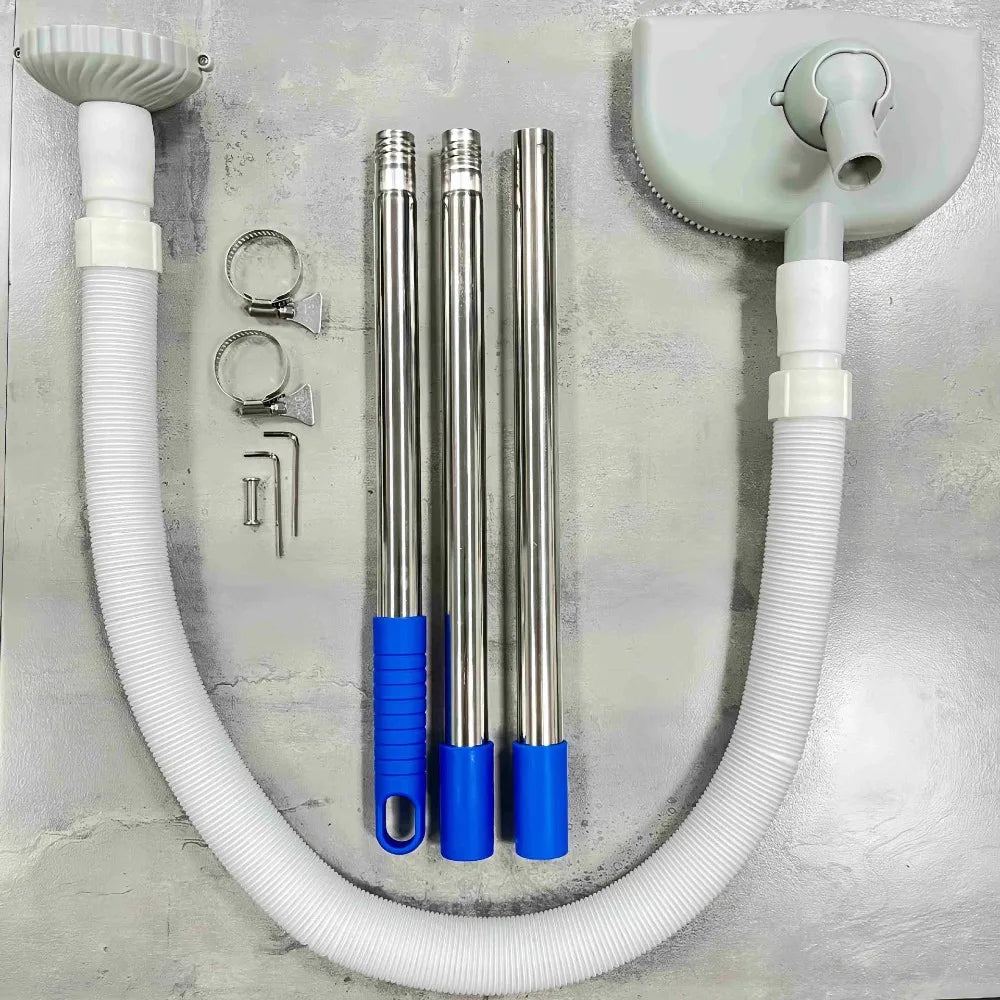 Handheld Pool Vacuum Cleaner – Automatic Suction, 4 Lengths
