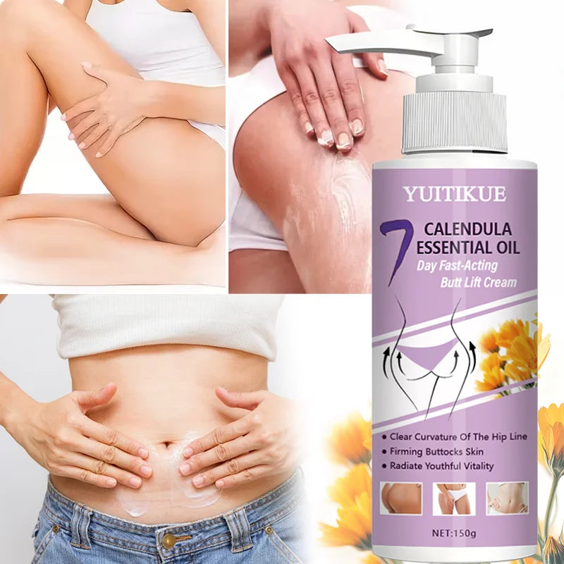 YUITIKUE 7-Day Butt Lift Firming Cream – Calendula & Collagen 150g Body Firming Cream Peaceful Pleasures Health and Wellness