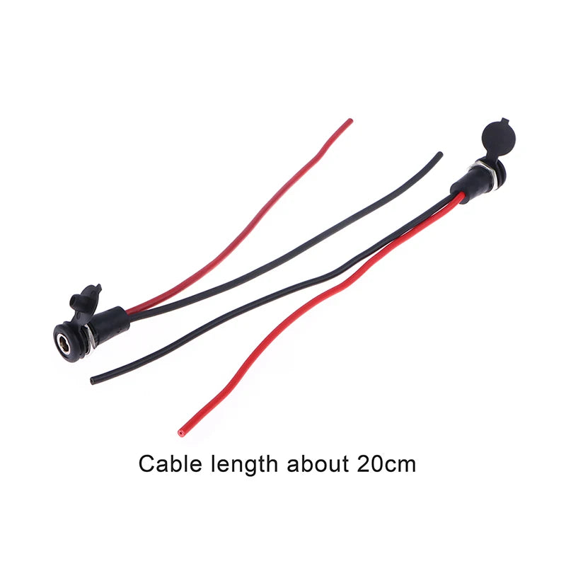1Pc DC power Female With Cable Wired 5.5 * 2.1 5.5*2.5mm DC Socket High Current All Male Female Power Plug Contor Peaceful Pleasures Health and Wellness