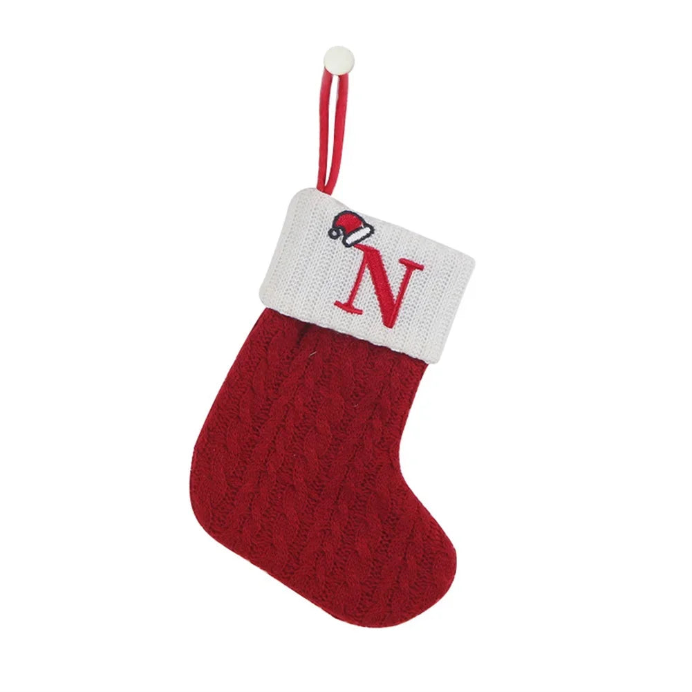 Christmas Stocking Knitted Sock – Festive Holiday Decor