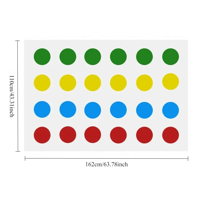 Twist Body Mat Game – Fun Party Game for Kids & Families