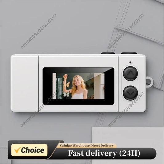 Retro Small Video Recorder Camcorder Support Memory Card Mini Keychain Camera for Beginners Teens and Adults Travel Vlog Peaceful Pleasures Health and Wellness