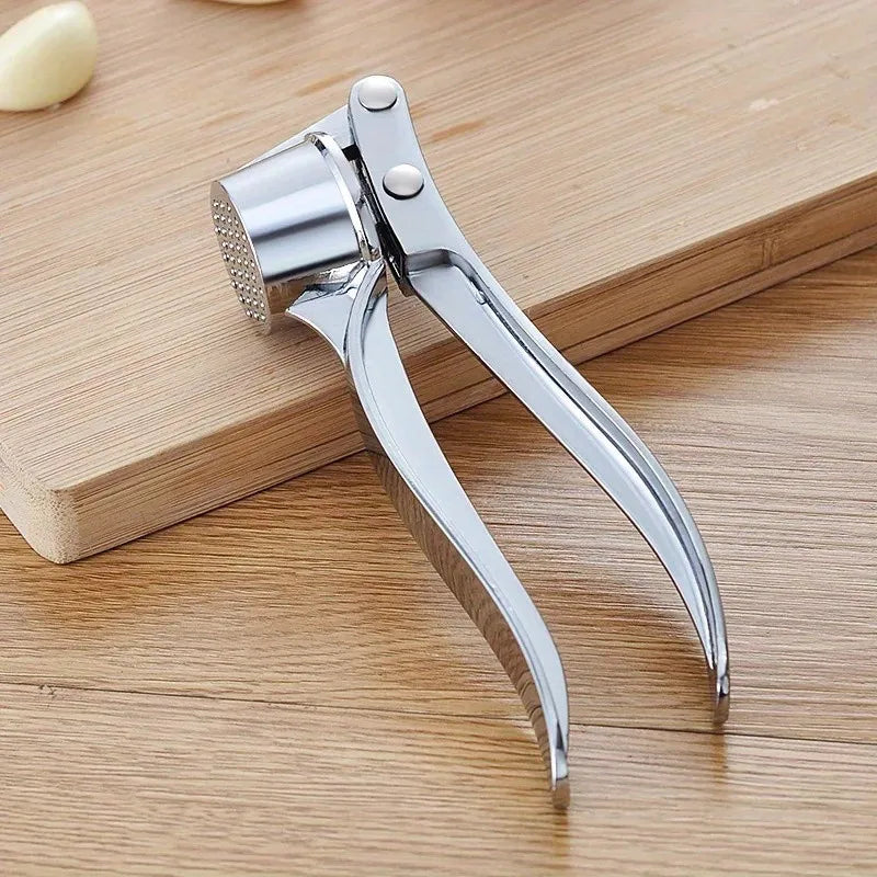 Stainless Steel Garlic Press & Ginger Crusher | Labor-Saving