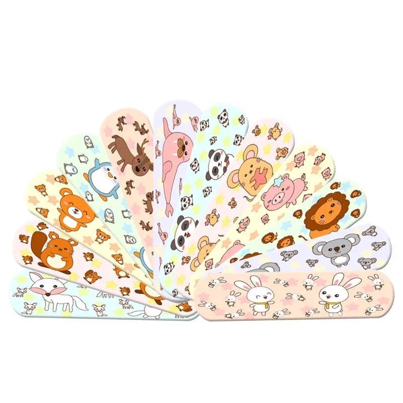 120pc Cartoon Waterproof Bandages for Kids | First Aid Plasters