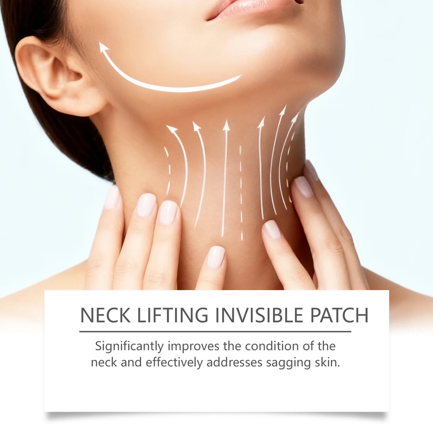 Neck Lifting Patch Improve Neck Contour Reduce Fine Lines Relieve Double Chin Increase Skin Elasticity Neck Invisible Care Mask Peaceful Pleasures Health and Wellness