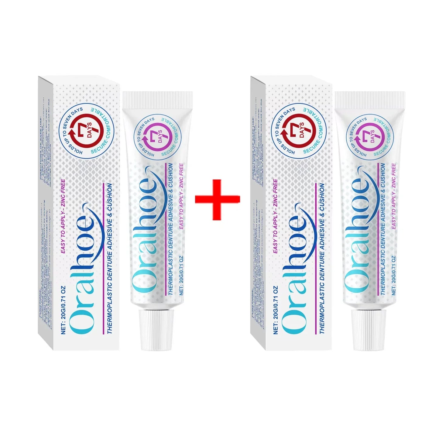 Oralhoe Strong Denture Adhesive Cream – 20g False Teeth Glue